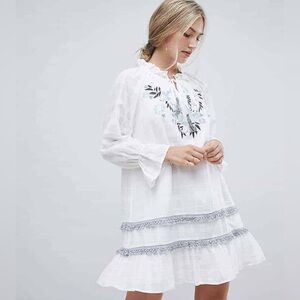 Stevie May Benita Embroidered mini dress XS